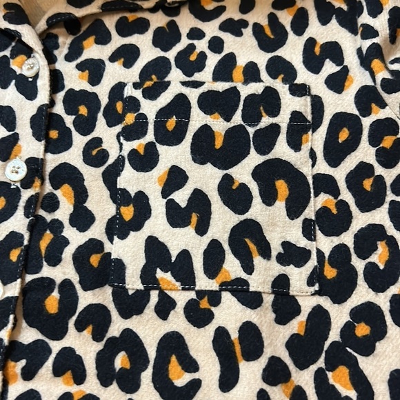 Nordstrom Leopard Print pajama dress. Small. NWOT - Picture 5 of 8